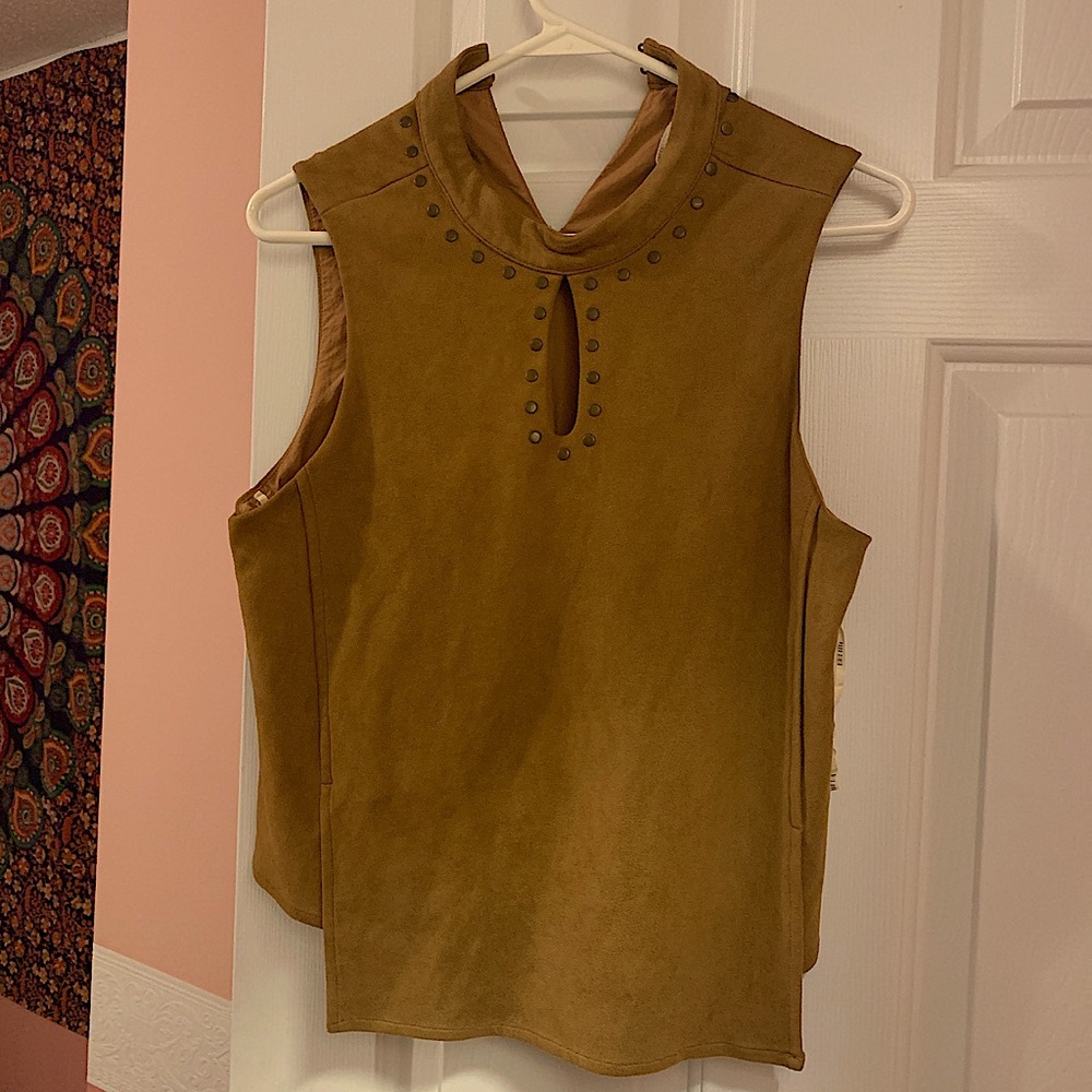 MOONRISE classy night out faux sequin top